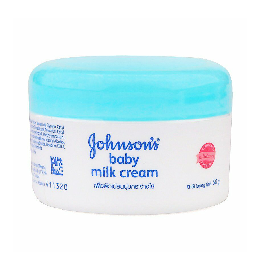 Johnson's Baby Milk+Rice Blue Cream 50g (Thailand)
